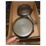 BENJAMIN MEDWIN CAST IRON SKILLETS 6 1/2" & 8"