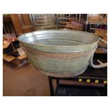 BIG GALVANIZED TUB