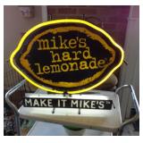 NEON MIKES HARD LEMONADE SIGN 20" T X 23" W