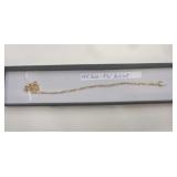 14KT GOLD ANKLET 9.5"
