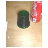 GREEN GLASS / INKWELL?