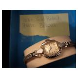 10KT ROLLED GOLD PLATE BULOVA WATCH