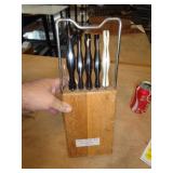 CUTCO KNIFE SET & HOLDER