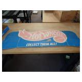 HOT WHEELS CARDBOARD SIGN 14" X 41"