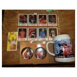 MICHAEL JORDAN & MIXED BASKETBALL ITEMS
