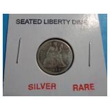 1888 SEATED LIBERTY DIME