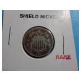 1868 SHIELD NICKEL