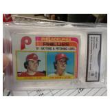 GRADED CARD - 1982 PETE ROSE & STEVE CARLTON
