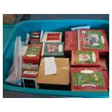 HALLMARK ORNAMENTS IN TOTE