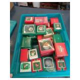HALLMARK ORNAMENTS IN TOTE