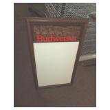 BUDWEISER DRY ERASE BOARD 19"X33"