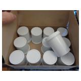 12 - 4 OZ PLASTIC JARS / NEW