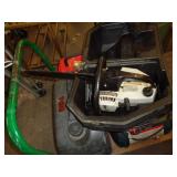 CHAIN SAW W CASE SEARS / NO CHAIN SLEEVE FOR CASE
