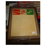 16"18" COKE SIGN / PLASTIC