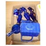 BLUE GLASSWARE