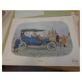 DON ENSOR TOURING T PRINT 17X23