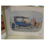 DON ENSOR TOURING T PRINT 17X23