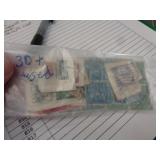 30+ CANCELED  STAMPS