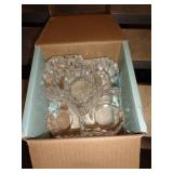 PARTY LITE CRYSTAL CASTLE TEA LIGHT HOLDER