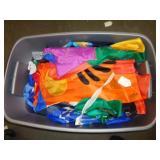 TOTE FULL OF GARDEN FLAGS