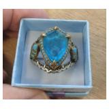 STERLING SILVER RING SZ - 14