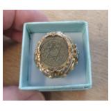 STERLING SILVER RING SZ - 14