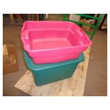 2 - TOTES / ONE W LID & ONE WITHOUT