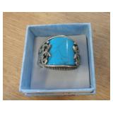 STERLING SILVER RING SZ - 14