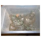 TOTE W BOTTLES & MISC