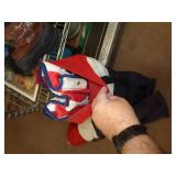 RED, WHITE & BLUE FOLDING CHAIR