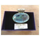 STERLING SILVER W GEMSTONE