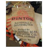 PINTO BEANS BURLAP SACK