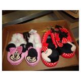 KIDS DISNEY HOUSE SHOES SZ - 9/10 & 11/12