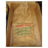 VIDALIA ONION BURLAP BAG