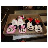 KIDS DISNEY HOUSE SHOES SZ - 11/12 & 9/10