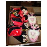 KIDS DISNEY HOUSE SHOES SZ - 7/8 & 11/12