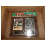 BABE RUTH CARD PLAQUE