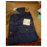 MENS COOGI JEAN JACKET VEST SZ XL