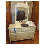 DRESSER W MIRROR 30"T X 44" L / BDRM1