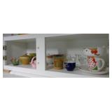 GLASSWARE IN CABINET / BM