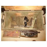PIPE FITTERS TOOLS W WOOD BOX / BM