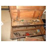 1915 MILITARY CARPENTERS BOX W TOOLS / BM