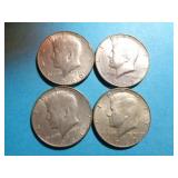 4 - KENNEDY HALF DOLLARS