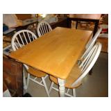 TABLE & 4 CHAIRS 30"TX29"WX47"L / BM