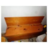 WOOD BENCH "ONE SIDE GONE" / BM