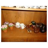 BOTTOM SHELF OF FIGURES / BM