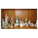MIDDLE SHELF OF FIGURES / BM