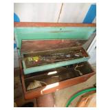 WOOD TOOL BOX & STAND / S1