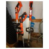 3 - WEED TRIMMERS 2 BATTERIES & 1 CHARGER / S1
