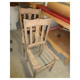 2 - OLD WOOD CHAIRS / NEED WORK / S2